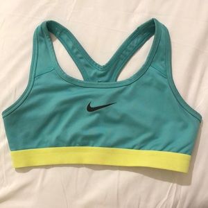 Teal Nike Sports Bra